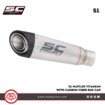 S1 Muffler titanium