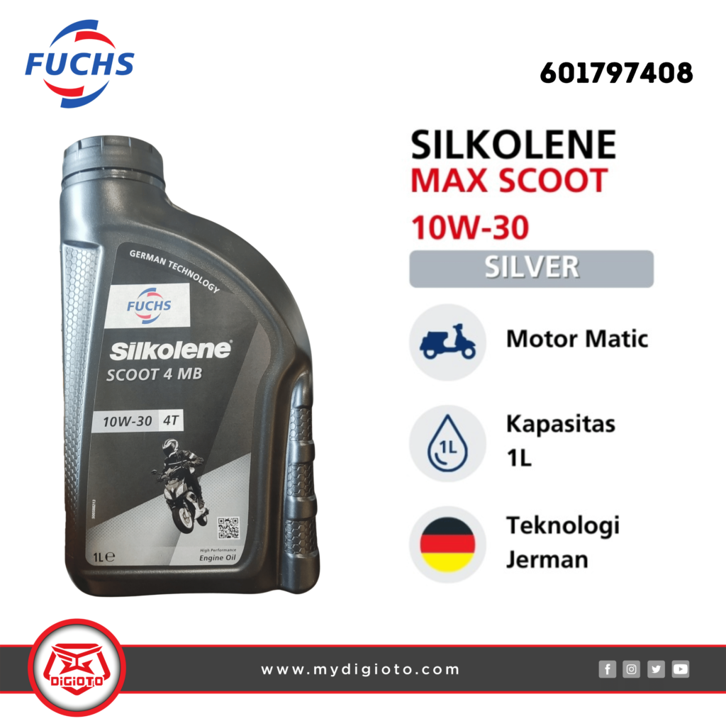 SILKOLENE OLI MAX SCOOT 10W30 1LT