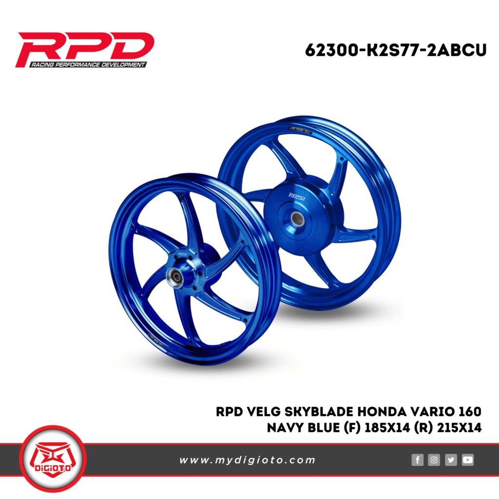 RPD VELG SKYBLADE HONDA VARIO 160 NAVY BLUE